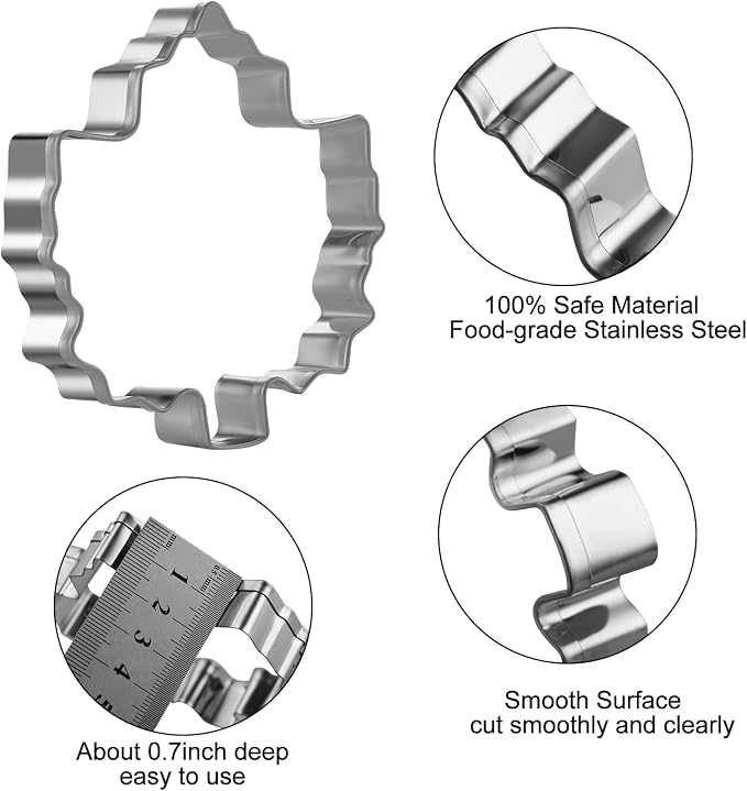 Maple Cookie Cutters Thanksgiving Day, 5 Pack - Image 2
