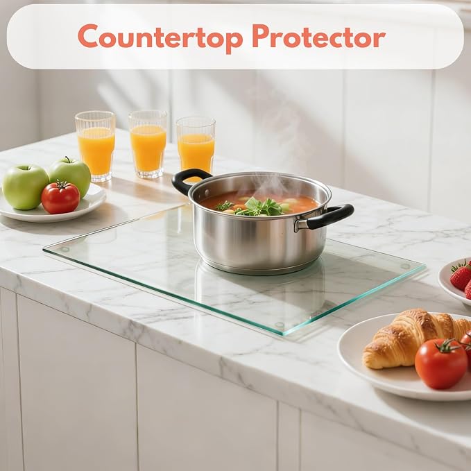 Hacaroa 4 Pack Tempered Glass Cutting Board - Image 8