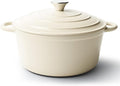 4.5 Quart Dutch Oven Pot with Lid, Non Stick Enameled Cast Iron Dutch Oven by Fijinhom
