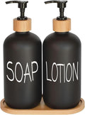 Black Soap Dispenser Bathroom Set, Set by DIDROOM
