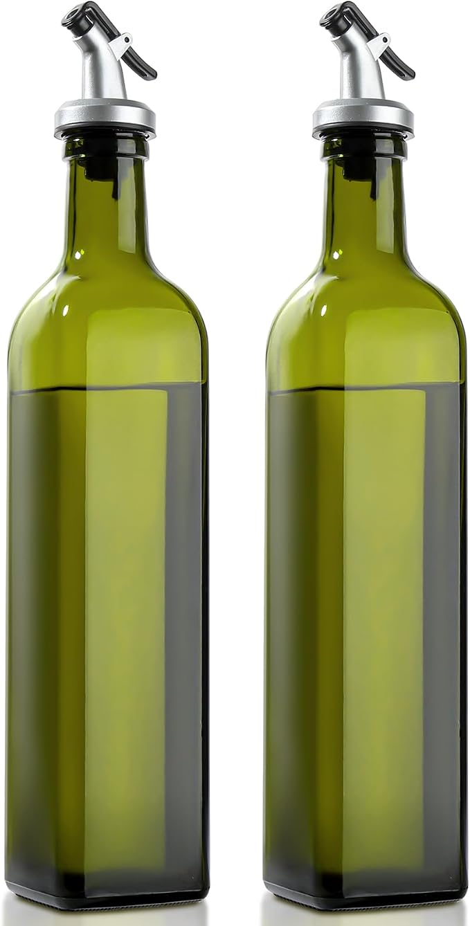 GMISUN Olive Oil Dispenser Bottle 2 Pack, Olive Oil Dispenser by GMISUN