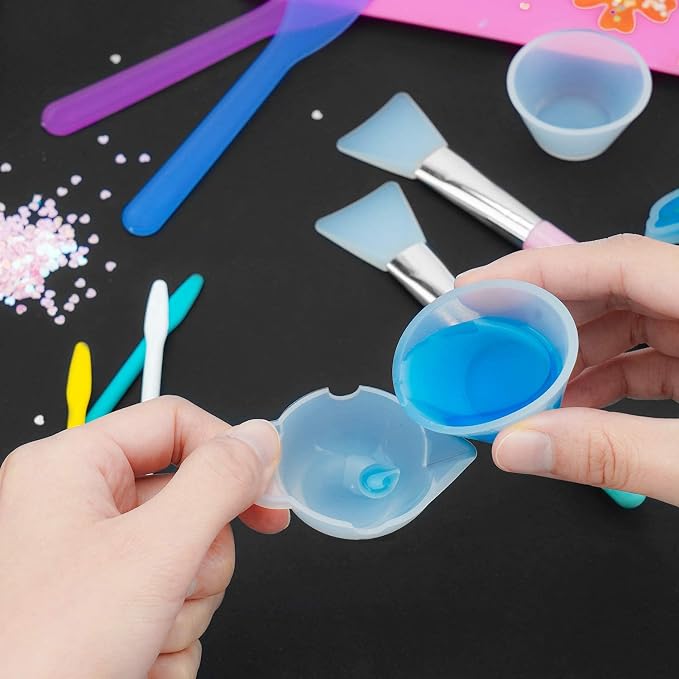 Gartful 9PCS Silicone Mixing Cups Set, Resin Casting Tool Kit, DIY Craft Set - Image 6