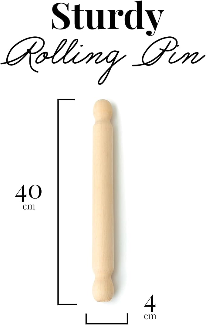 Tuuli Kitchen – French Wooden Rolling Pin, Baking Roller - Image 3