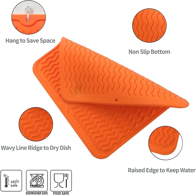 MicoYang Silicone Dish Drying Mat - Image 3
