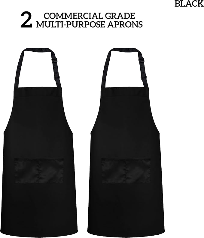 GREEN LIFESTYLE 2 Pack Chef Apron - Image 3