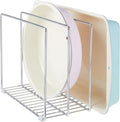 mDesign 3 Slot Tray and Pan Rack — Metal Wire Rack by mDesign