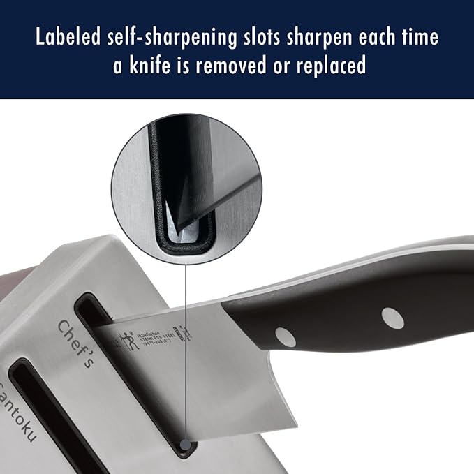 HENCKELS Statement Razor-Sharp 14-Piece Knife Set, German Engineered Knife - Image 4