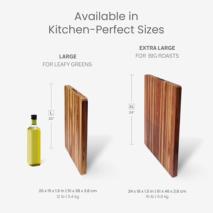Teakhaus Cutting Board and EON Cutting Board Oil Set - Image 5