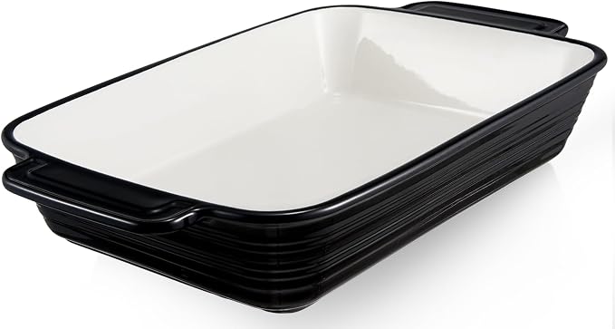 LIFVER Casserole Dish for Oven, 9x13 Ceramic Baking Dish, 115oz Large Lasagna by LIFVER