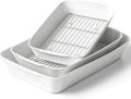 HOMBENE Casserole Dishes for Oven, Ceramic Baking Dishes Set of 3 by HOMBENE