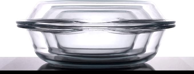 Set of 6 Round Glass Casserole Dishes, Nesting Glass Baking Dish Set - Image 3