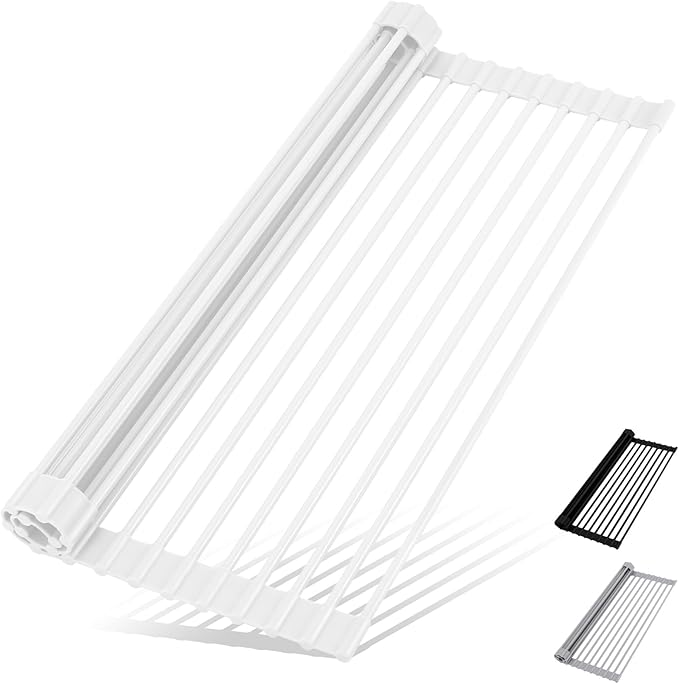HANZENMA Roll Up Dish Drying Rack Over The Sink Kitchen Roll Up Sink Drying by HANZENMA
