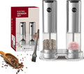 Electric Salt and Pepper Grinder Set, Automatic Salt Pepper Mill Grinder by KVKID