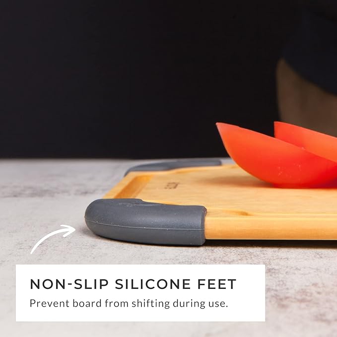 Elihome Essential Series 2-in1 Wood Cutting Board Set - Image 2