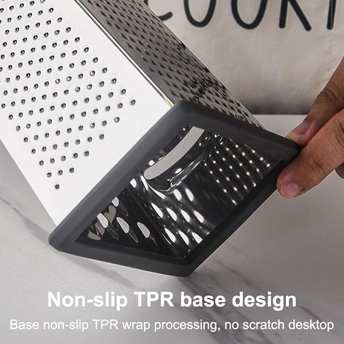 Cheese Grater, 4-Sided Box Grater - Image 3