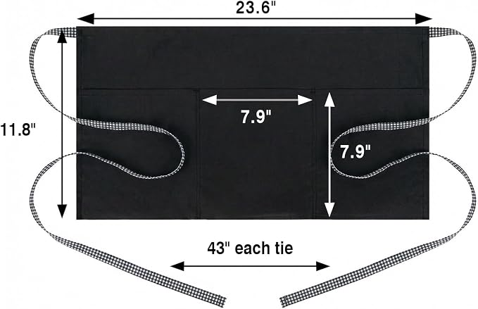 BOHARERS 3-Pocket Waist Apron - Image 6