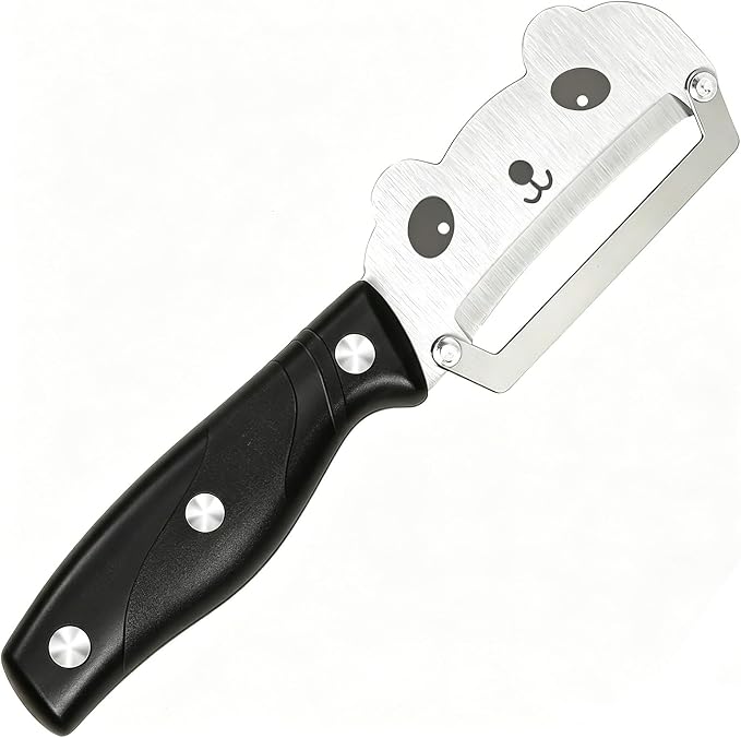 Multifunctional Vegetable Peeler, Stainless Steel Curved Blade Peeler by ANMIOUHOME