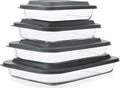 8-Piece Deep Glass Baking Dish Set by MMCIRCO