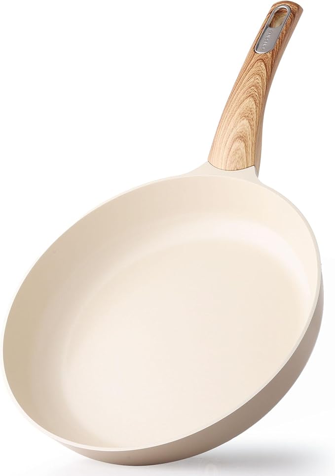 SENSARTE Ceramic Nonstick Frying Pan Skillet 9.5Inch Non Stick Omelette Pans by SENSARTE