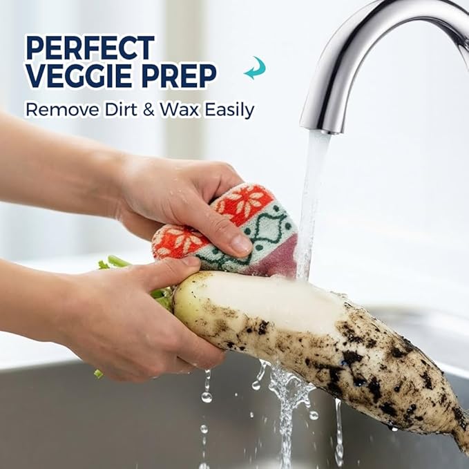 Amarelle GEN II Dish Washing Scrubbers, Made in Green Kitchen Scrubbers - Image 9