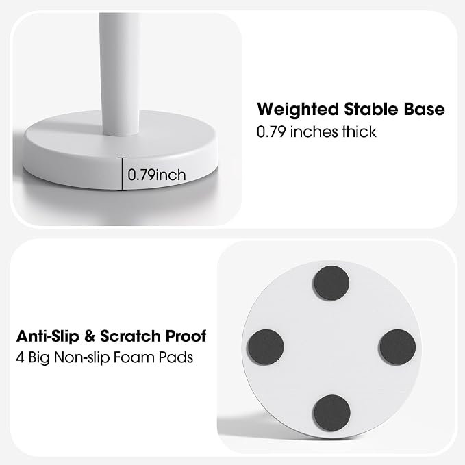 KitchLife Wooden Paper Towel Holder Countertop - Image 3