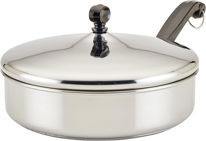 Farberware Classic Stainless Steel Fry Lid, Saute Pan by Farberware