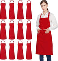 Jubatus 12 Pack 100% Cotton Aprons Bulk by Jubatus