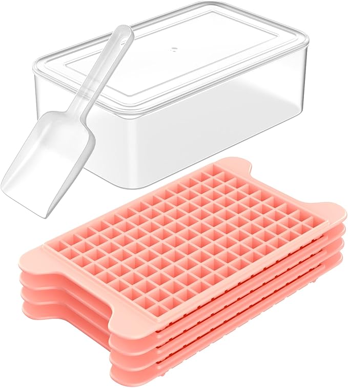 Mini Ice Cube Tray for Freezer: FDDBI Small Ice Trays for Freezer by FDDBI