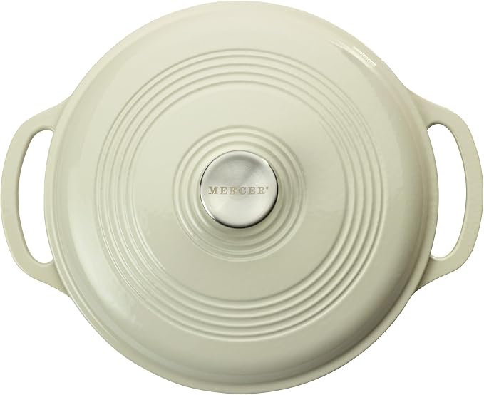 Mercer Culinary Enameled Cast Iron Round Dutch Oven, 6 qt. - Image 3
