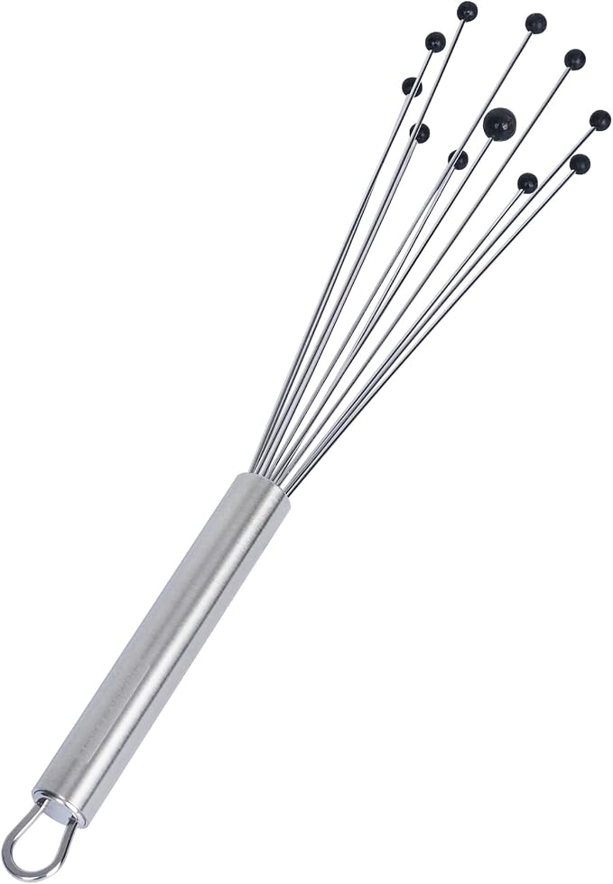 Restaurantware 10.5 in Stainless Steel Ball Whisk - Image 2