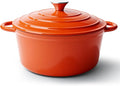4.5 Quart Dutch Oven Pot with Lid, Non Stick Enameled Cast Iron Dutch Oven by Fijinhom