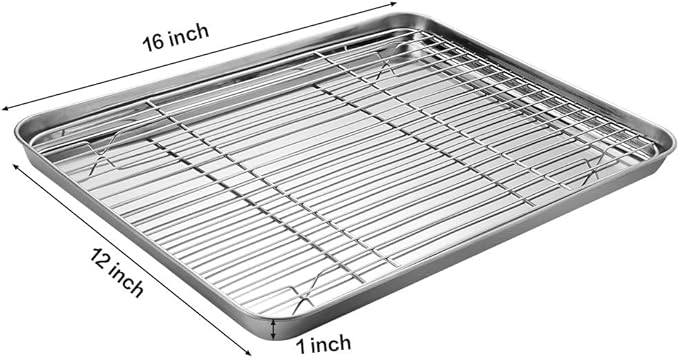 Stainless Steel Baking Sheet Tray Cooling Rack - Image 2