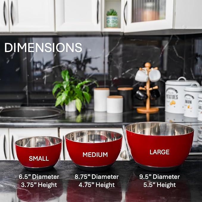 WHYSKO® Stainless Steel Mixing Bowls - Image 8