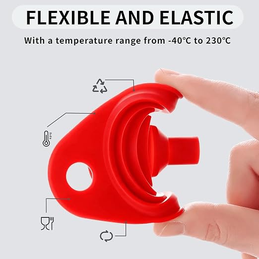Kitchen Funnel Set of 4 – Collapsible Silicone Funnels - Image 6