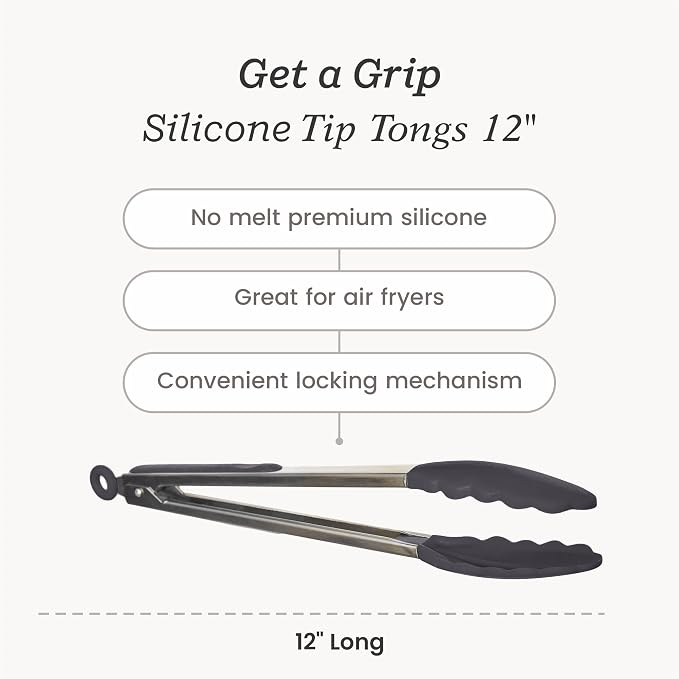 StarPack Premium Silicone Kitchen Tongs 12-Inch - Image 4