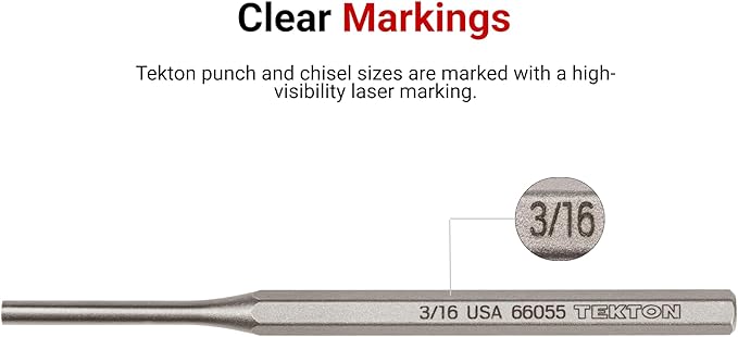 TEKTON 3/8 Inch Alignment Punch | 66179 | Made in USA - Image 5