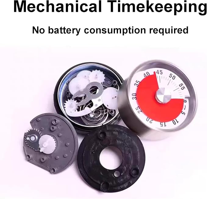 Digital Kitchen Timer for Cooking, Loud Alarm, Magnetic Back - Image 5