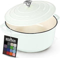 Zulay Kitchen 5 Quart Enameled Cast Iron Dutch Oven Pot by ZulayKitchen