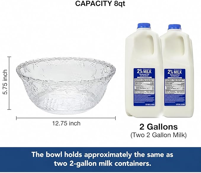 S.G Premium Quality Plastic Punch Bowl - Image 3