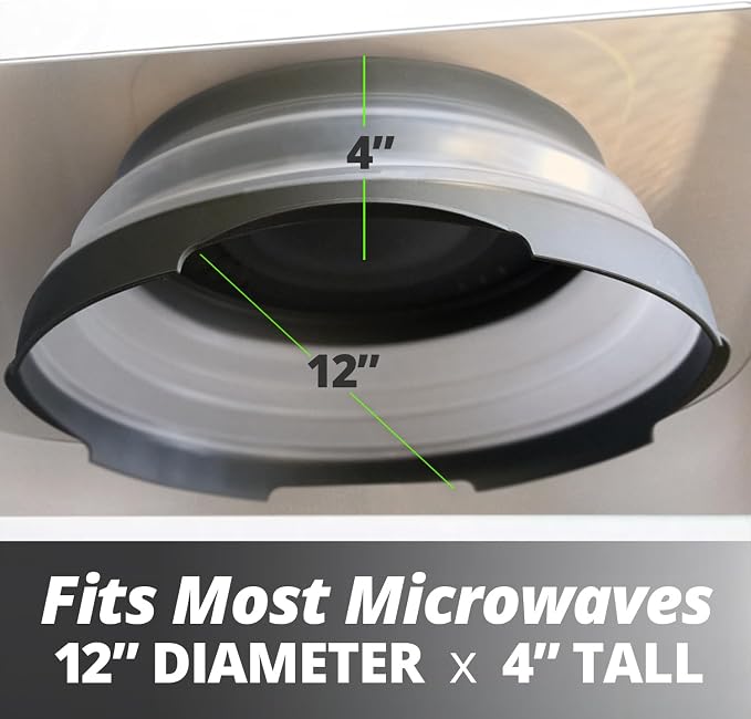 HOVER COVER Magnetic Microwave Splatter Cover - Image 2