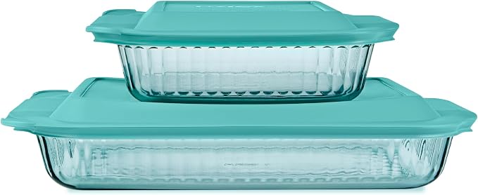 Pyrex Colors Tinted Tinted Glass Baking Dish by Pyrex