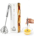 Upgraded Stainless Steel Semi-Automatic Whisk by LOOHOI