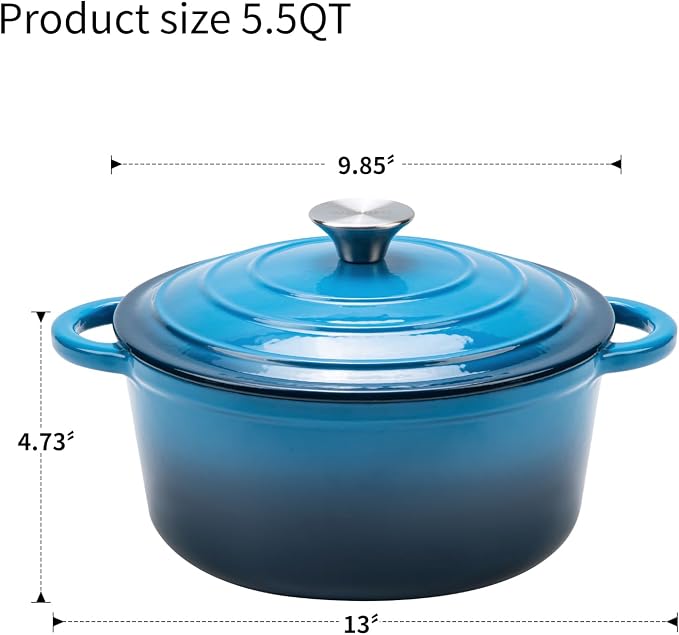 Enameled Cast Iron Dutch Oven - Image 3