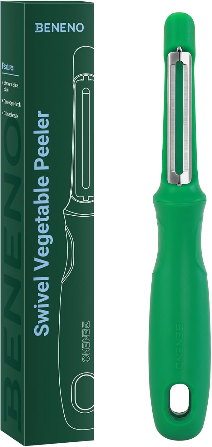 Beneno Swivel Vegetable Peeler, Razor-Sharp Smooth Peeling Potato Peelers by Beneno