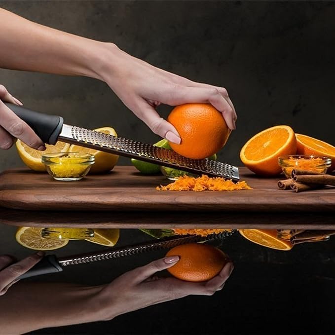 Lemon Zester, Stainless Steel Kitchen Cheese Grater, Plastic Cover Ergonomic - Image 6