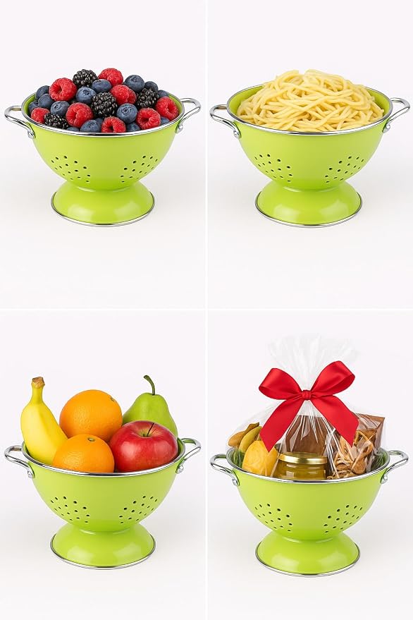 Calypso Basics by Reston Lloyd Powder Coated Enameled Colander, 1.5 Quart - Image 5