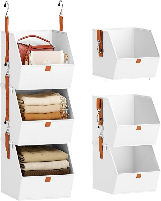 Homsorout Collapsible Hanging Closet Organizer by Homsorout
