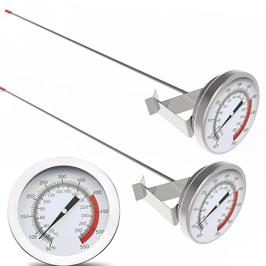 Lightbeam 16" Long Stem Deep Fry Thermometer - Image 2