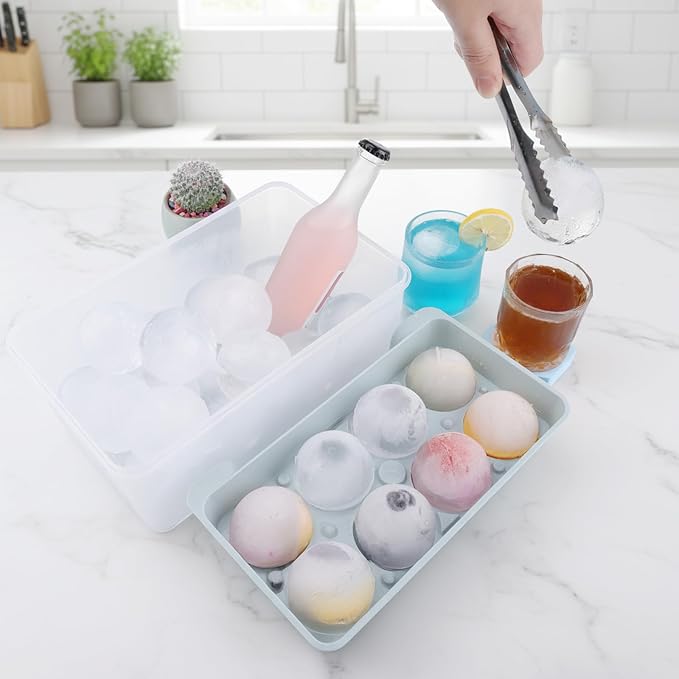 Large Ice Ball Maker Mold, 2.5" Round Ice Cube Mold - Image 5