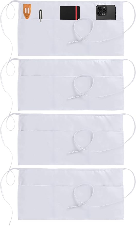 Utopia Wear 4 Pack Server Aprons by UTOPIAWEAR